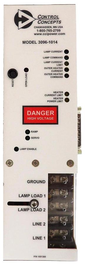 Used Control Concepts 3096-1014 SCR Power Controller AMAT 0190-15904 Working Surplus