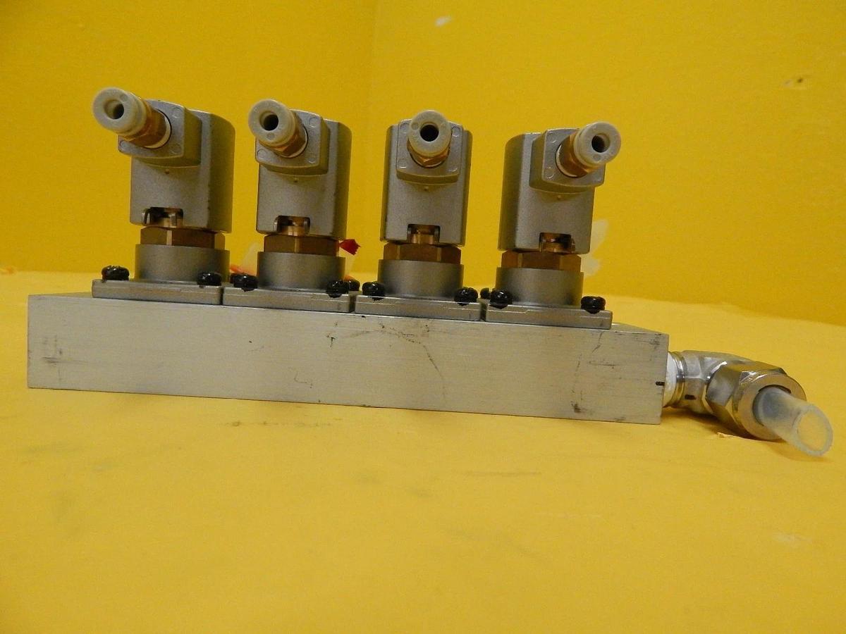 Used SMC VXA2 131 Air Operated Valve Assembly Reseller Lot of 2 Used Working
