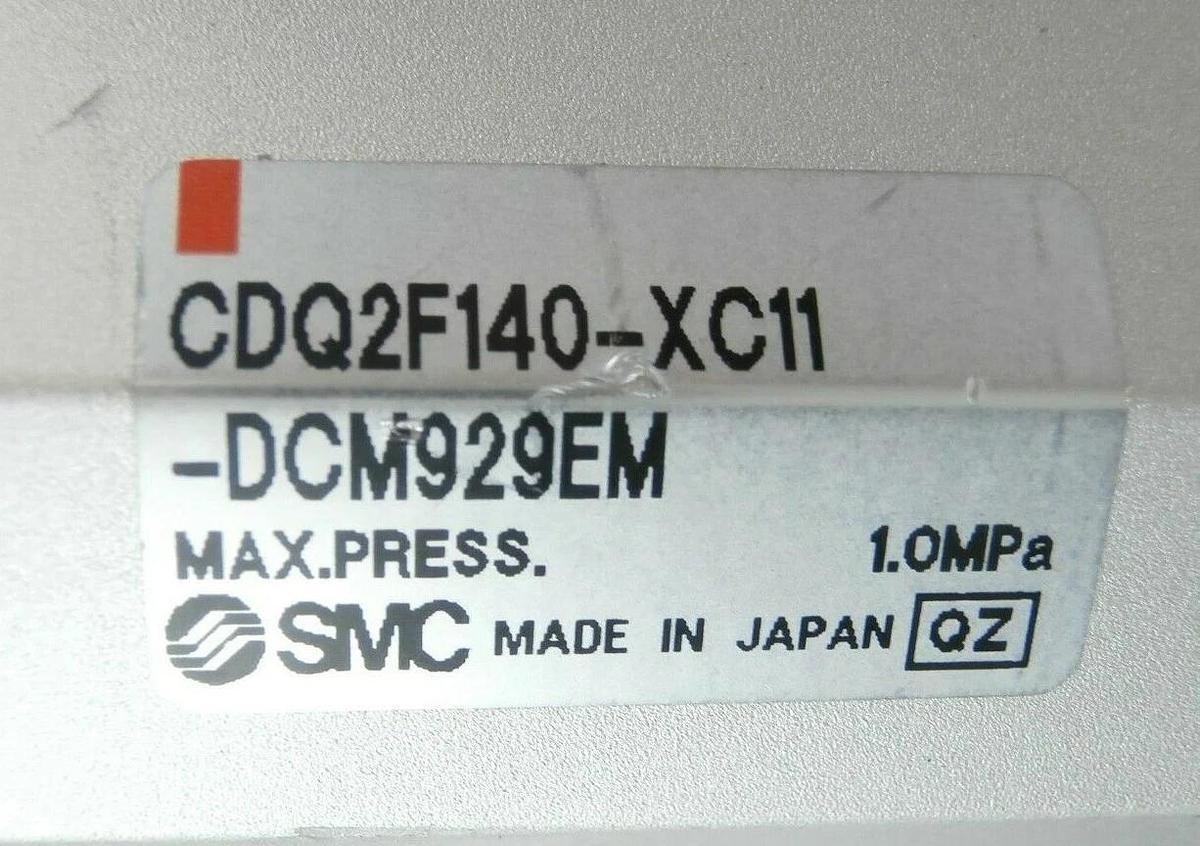 Used SMC CDQ2F140-XC11-DCM929EM Pneumatic Cylinder Chamber Wafer Chuck Working Spare