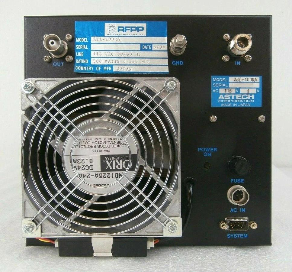 Used RFPP RF Power Products ATL-100RA Automatic Matching Network ASTECH Working