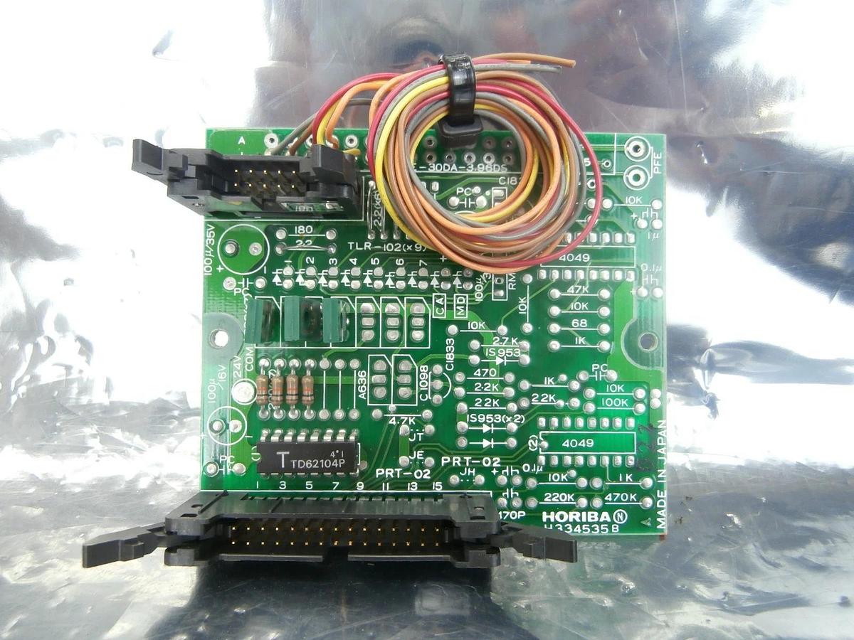 Used Horiba H334535B Interface Board PCB PRT-02 PD-201A Used Working
