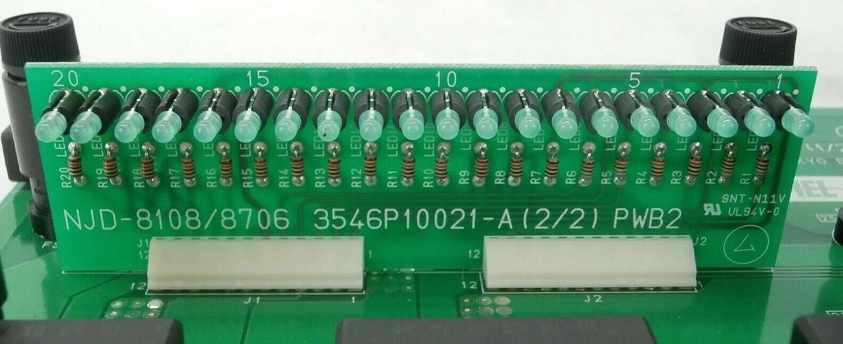 Used TEL Tokyo Electron NJD-8108/8706 Fuse Board PCB 3546P10021-A (1/2) PWB1 Working