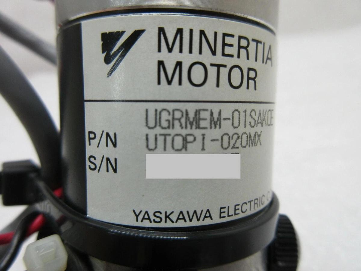 Used Yaskawa Electric UTOPI-020MX Minertia Motor UGRMEM-01SAKOE Nikon NSR-S205C Spare