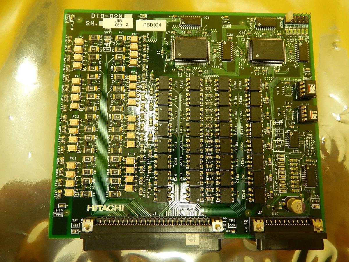 Used Hitachi DIO-02N Digital I/O Interface PCB Card Working Surplus