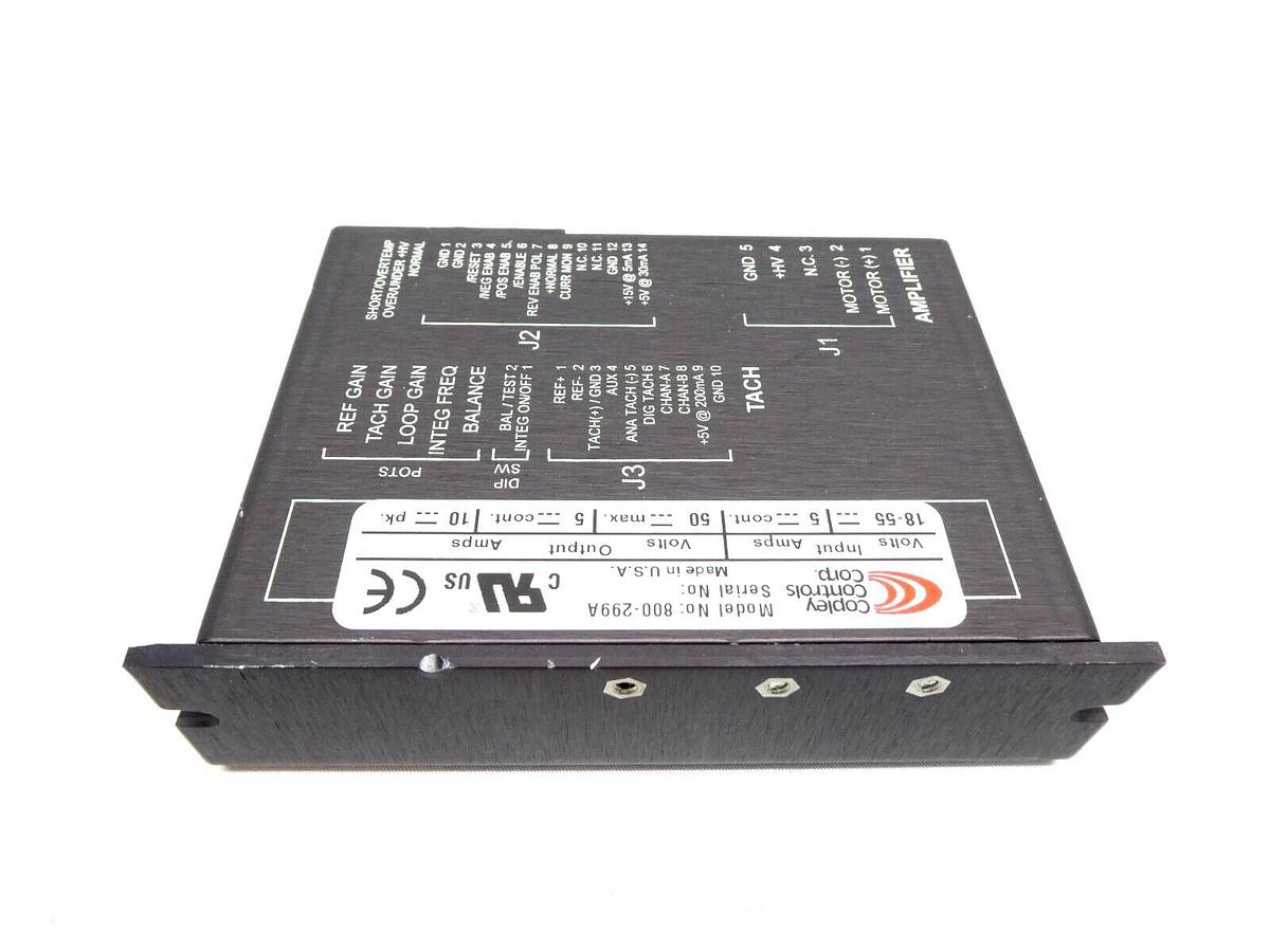 Used Copley Controls 800-299A Servo Motor Drive Amplifier Working Surplus