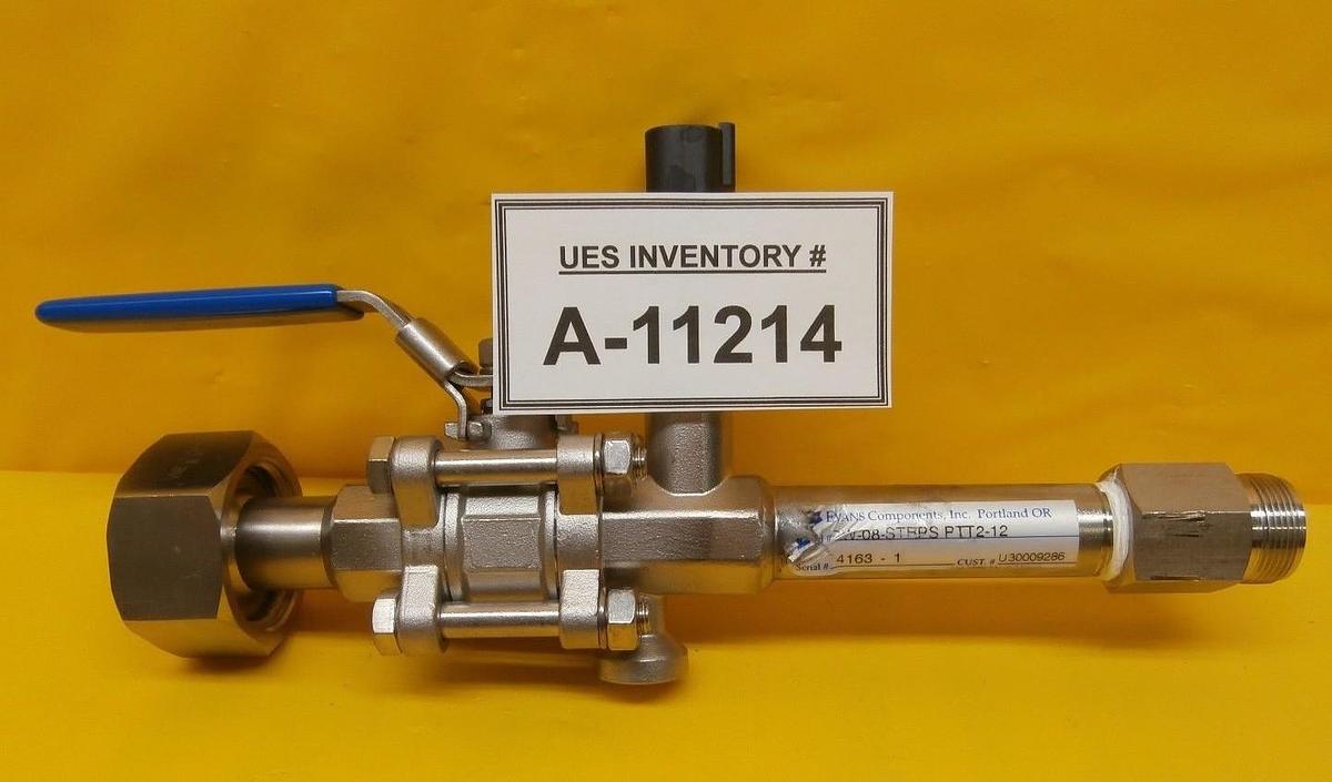 Used Evans Components PW-08-STRPS-PTT2-12 Manual Shutoff Manifold 3103G150PG028 Used