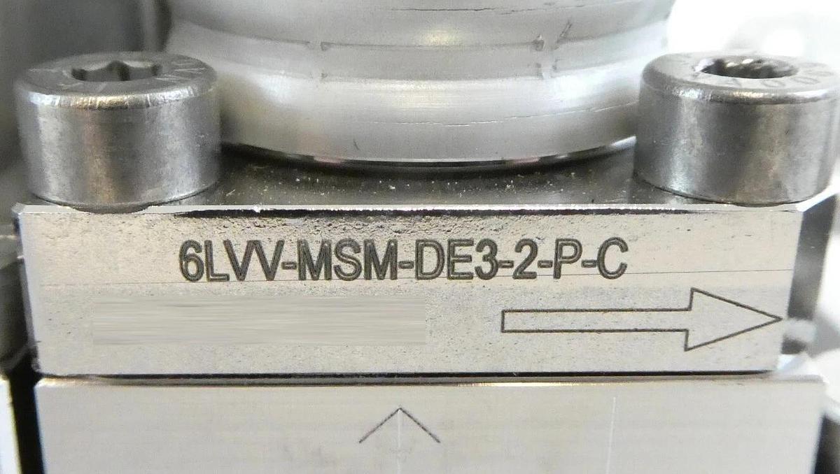 Used Swagelok 6LVV-MSM-DE3-2-P-C Diaphragm Valve Assembly Block DE3 ALD3E Working