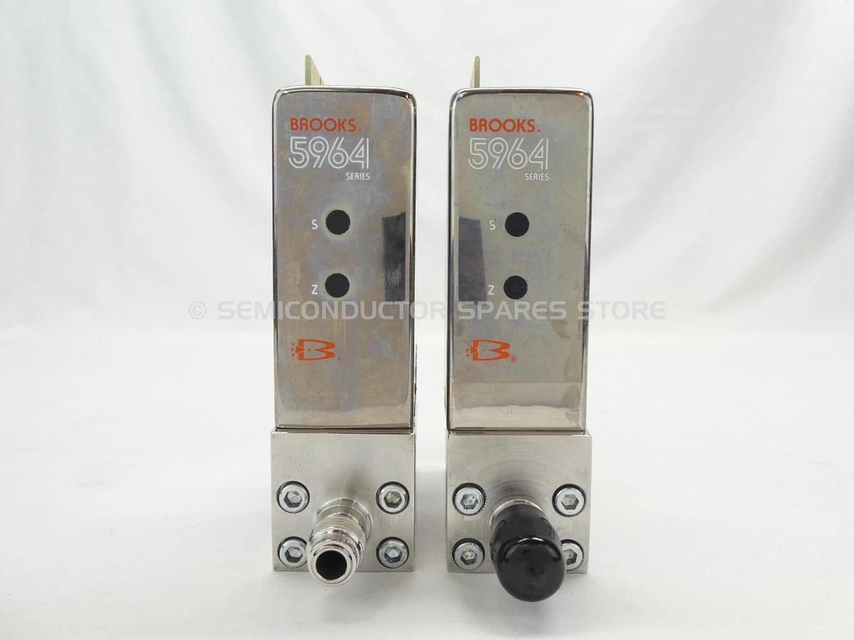 Refurbished Brooks 5964 Mass Flow Controller MFC 10000 SCCM NH3 Lot of 2 OEM Refurbished
