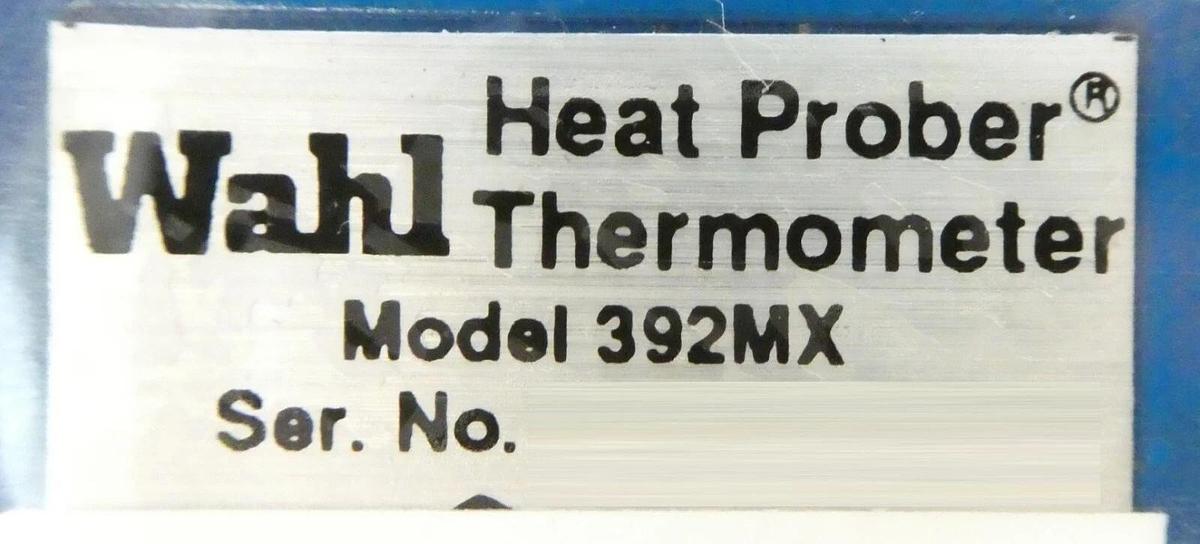 Used Wahl 392MX Platinum-RTD Digital Heat Prober Thermometer Model 392 Working Spare