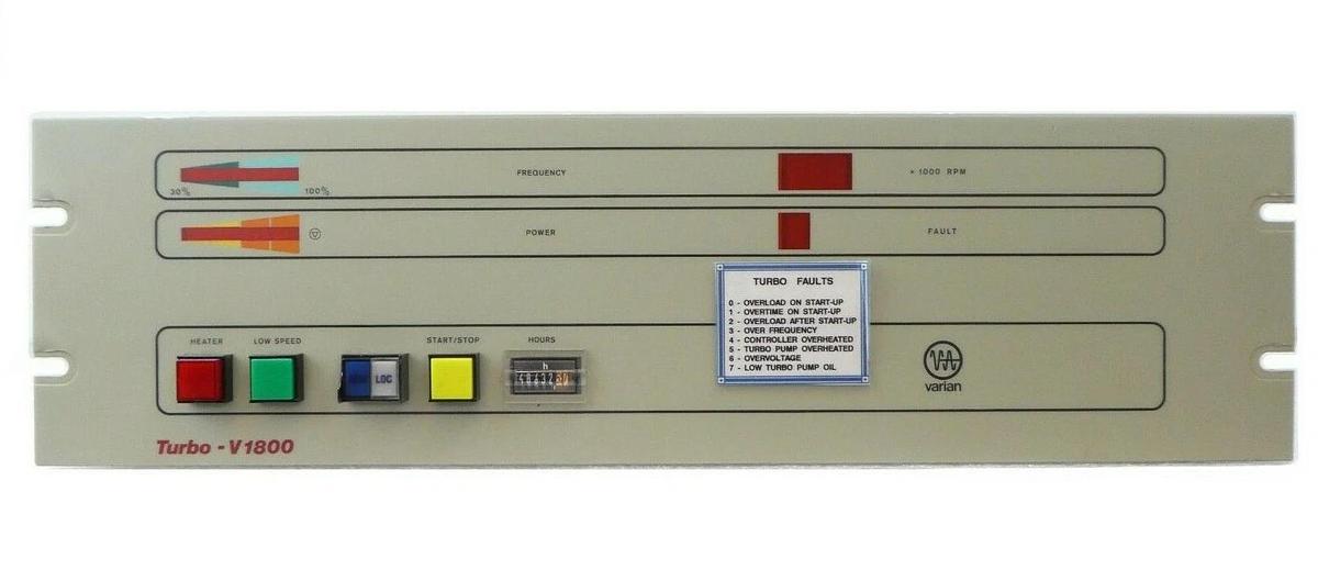 Refurbished TV-1800 Varian 9699461S002 Turbo Pump Controller Turbo-V E23000028 Refurbished
