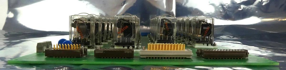 Used Varian Semiconductor E-H5617001 Relay Connection PCB Board Assembly AS-Is