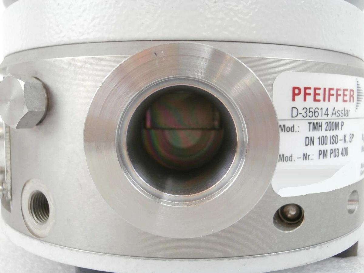 Used TMH 200M P Pfeiffer PM P03 050 Turbomolecular Pump Error E072 Turbo Tested As-Is