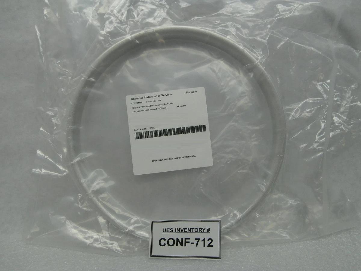 Used AMAT Applied Materials 0021-39935 IPS Upper TV Port Liner Refurbished