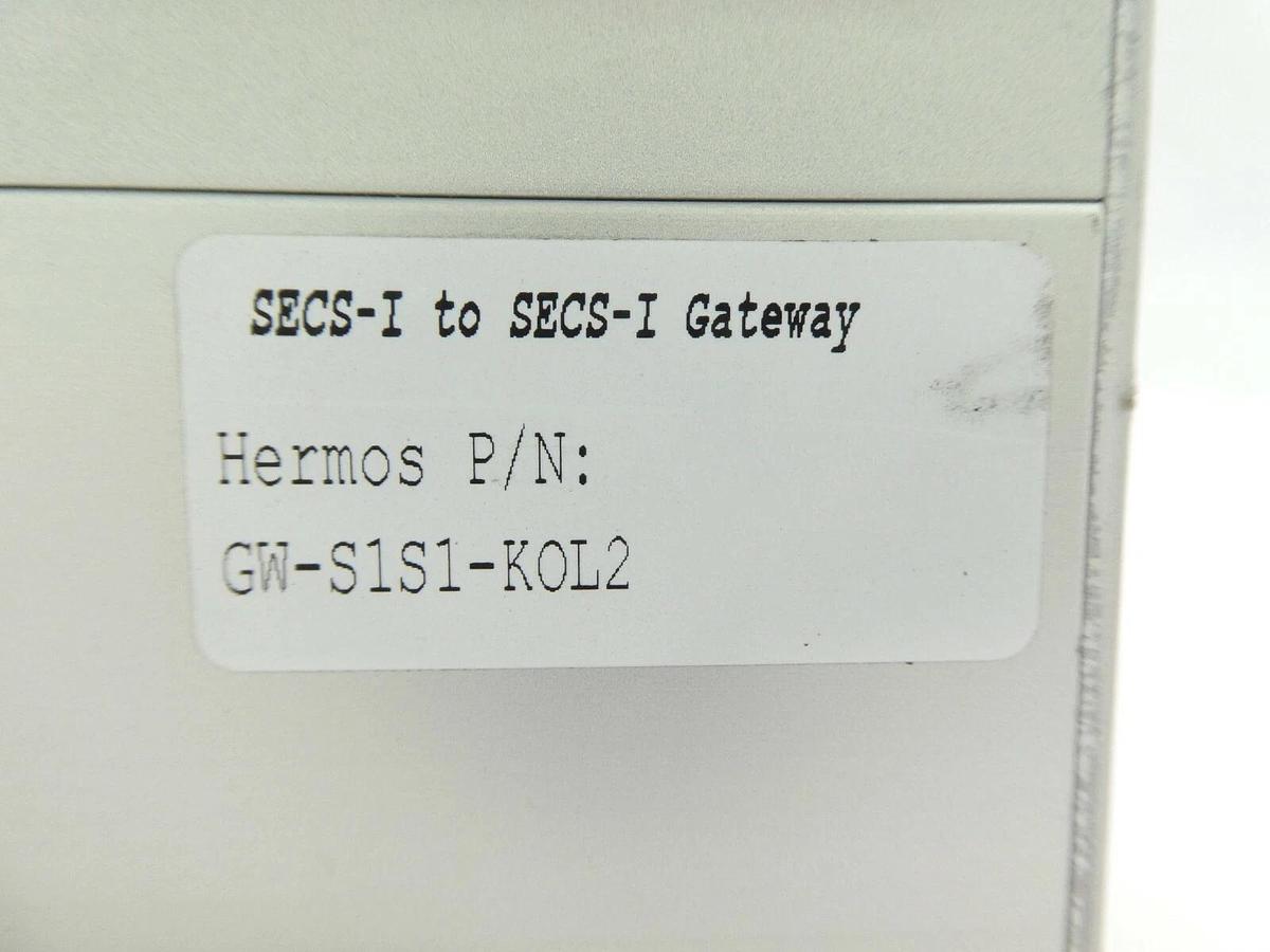 Used Hermos GW-S1S1-KOL2 SECS-I to SECS-I Gateway LON2XS Working Surplus