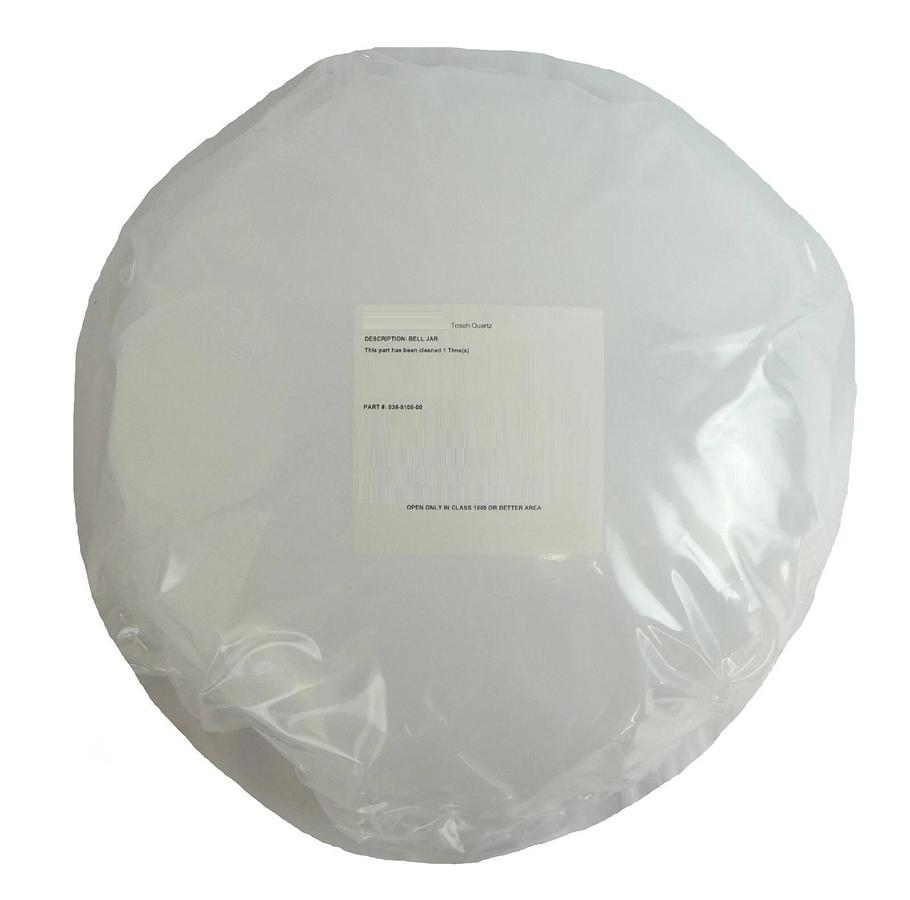 Refurbished Tosoh Quartz 036-8100-00 300mm Cleaned Quartz Bell Jar PC2 Refurbished
