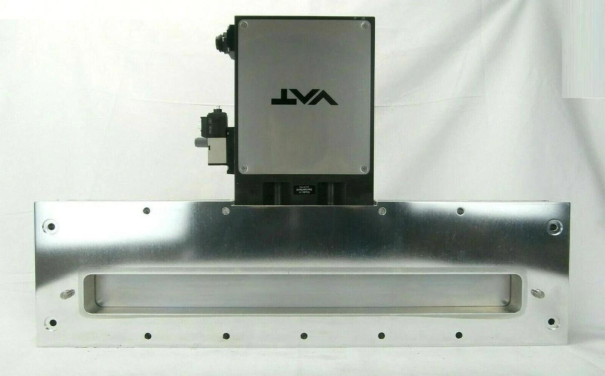 Used VAT 0200X-CA44 Pneumatic Slit Valve Unmarked Plasma-Therm Clusterlock Spare