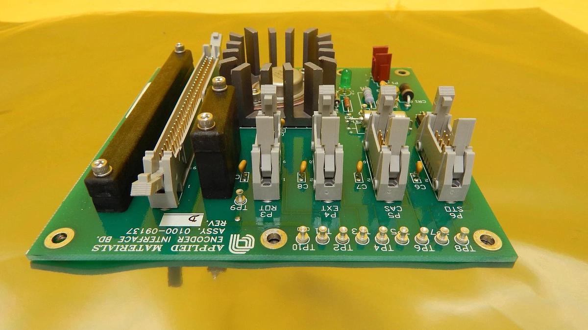 Used AMAT Applied Materials 0100-09137 Encoder PCB Precision 5000 P5000 Working Spare