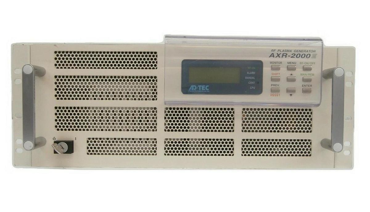 Used ADTEC AXR-2000III 2000W RF Plasma Generator Novellus 27-360919-00 Tested Working