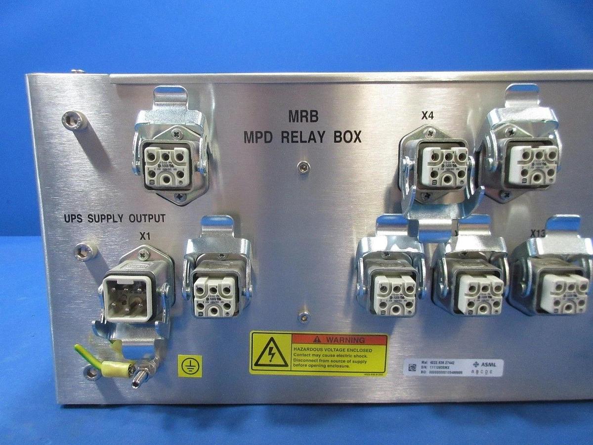 Used ASML 4022.636.27442 MPD Relay Box ASML Dual Stepper Scan Used Working