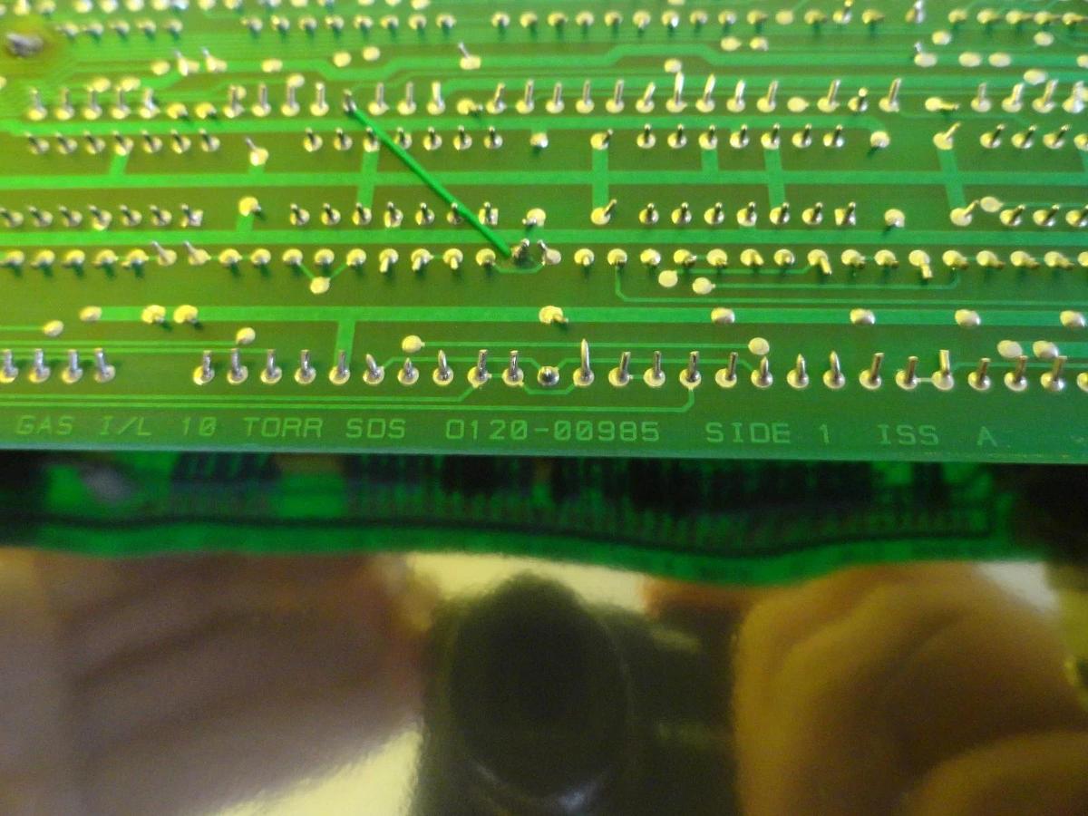 Used AMAT Applied Materials 0100-01691 Gas Interlock 10 Torr SDS PCB Card Used
