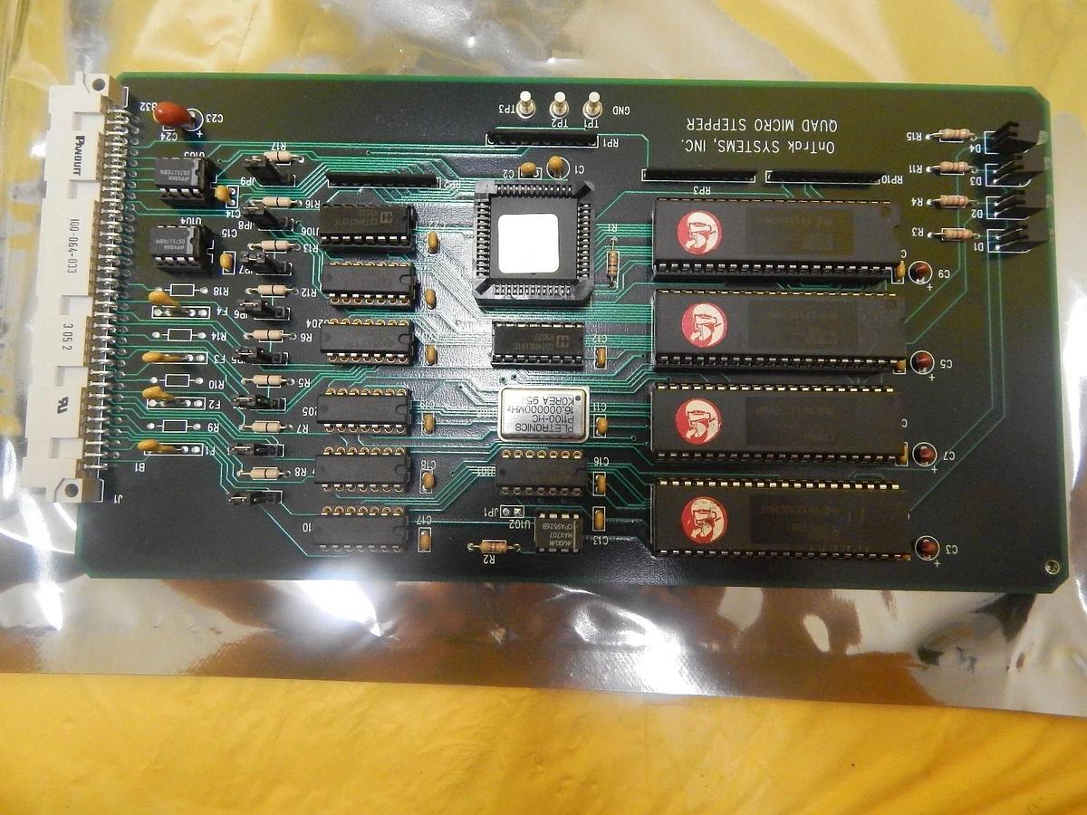 Used OnTrak Systems 22-8875-005 Quad Micro Stepper PCB Card Used Working