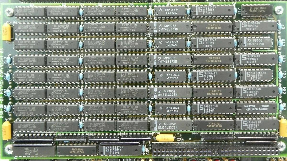 Used Matrox VIP-1024A Frame Grabber PCB Card 268-06-01 239-06-02 KLA-Tencor eS31