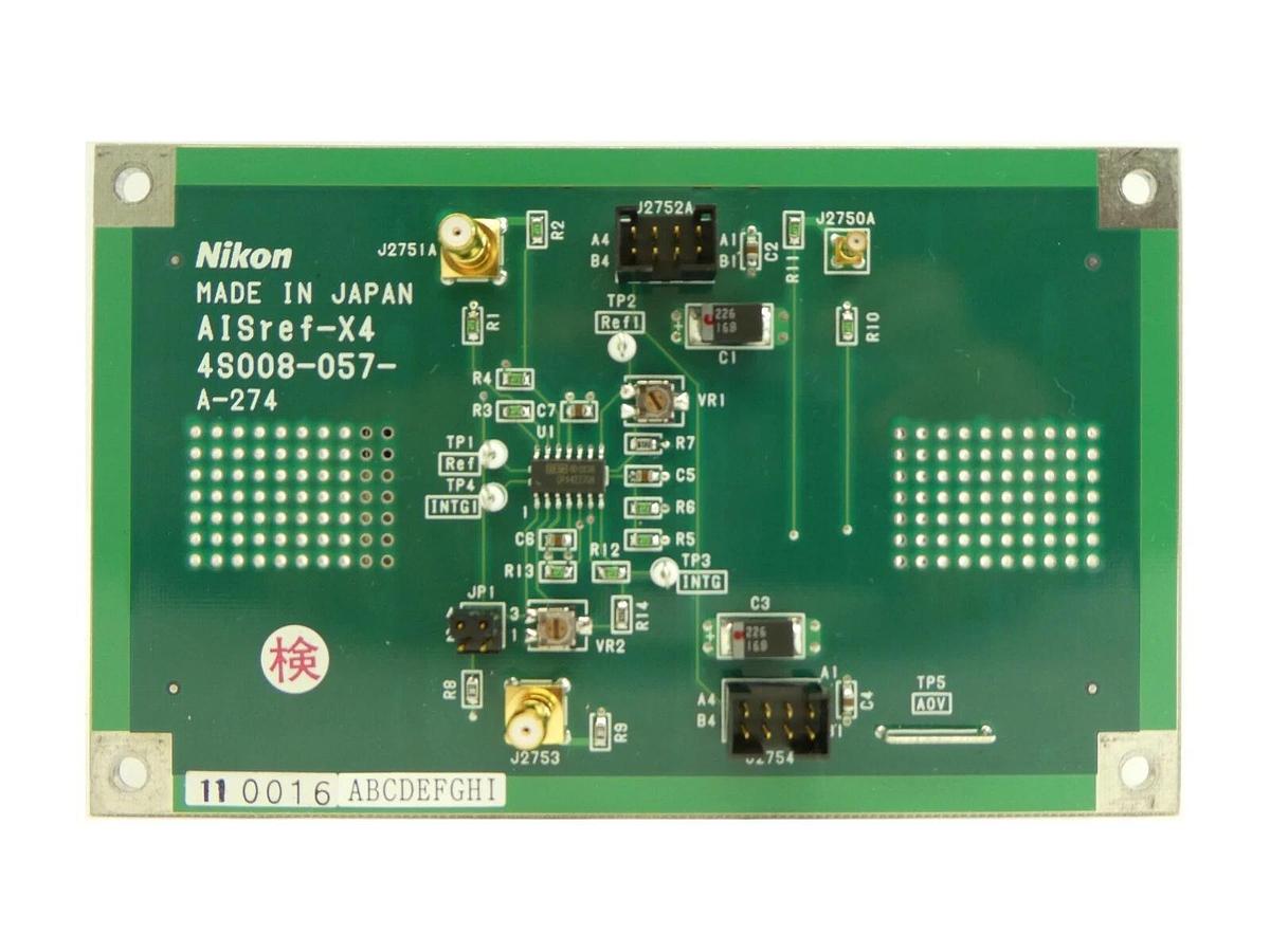 Used Nikon 4S008-057-A-274 Interface Board PCB AISref-X4 200mm NSR-S307E Working