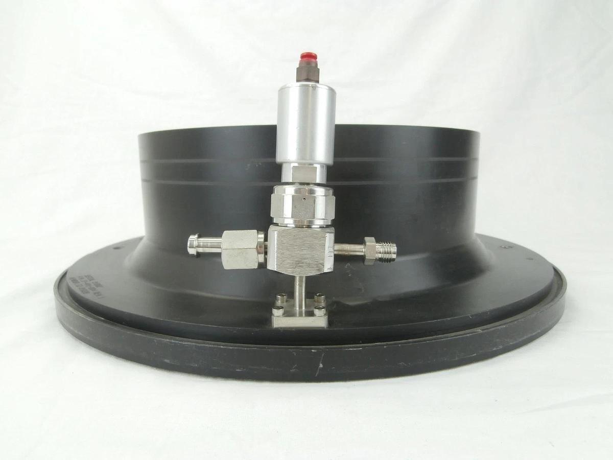 Used Tegal 37-441-004 Cooling Flange 6500 HRe Dual Frequency Etch System Used Working