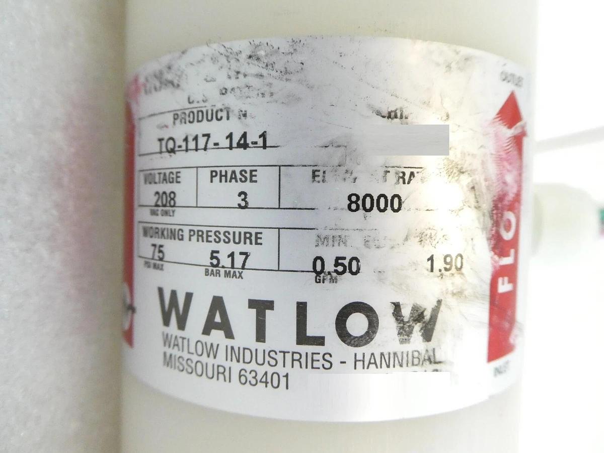 Used Watlow TQ-117-17-1 3 Phase Quartz Module Heater Assembly Working Surplus