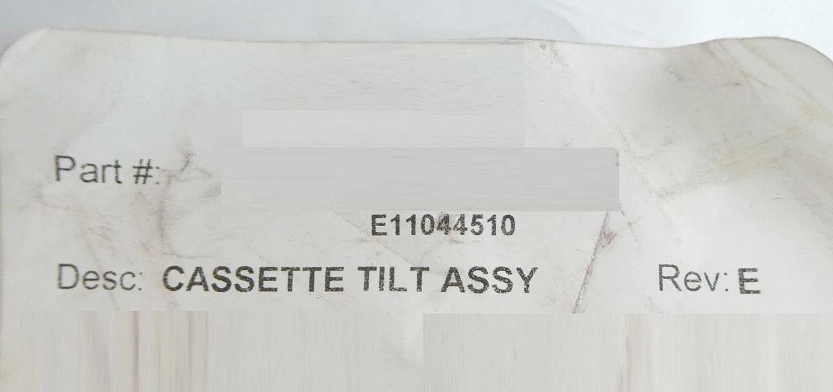 Varian E11044510 Cassette Tilt Assembly GM9633H586-R3 New Surplus