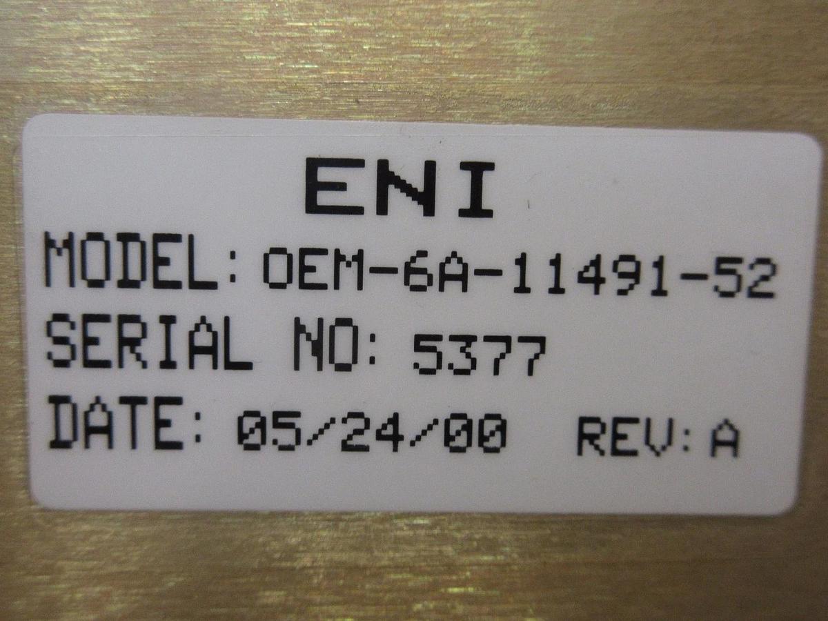Used OEM-650A ENI OEM-6A-11491-52 Solid State Power Generator Tested Working Surplus