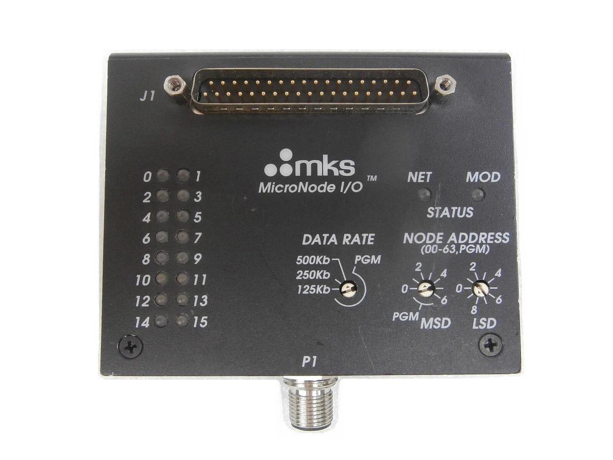 Used MKS Instruments AS00121-01 MicroNode I/O Module Working Surplus