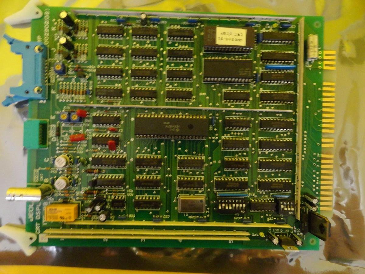 Used JEOL MP002902(02) CRT DSPL ITF PB Interface Board PCB Card JEM-2010F Working