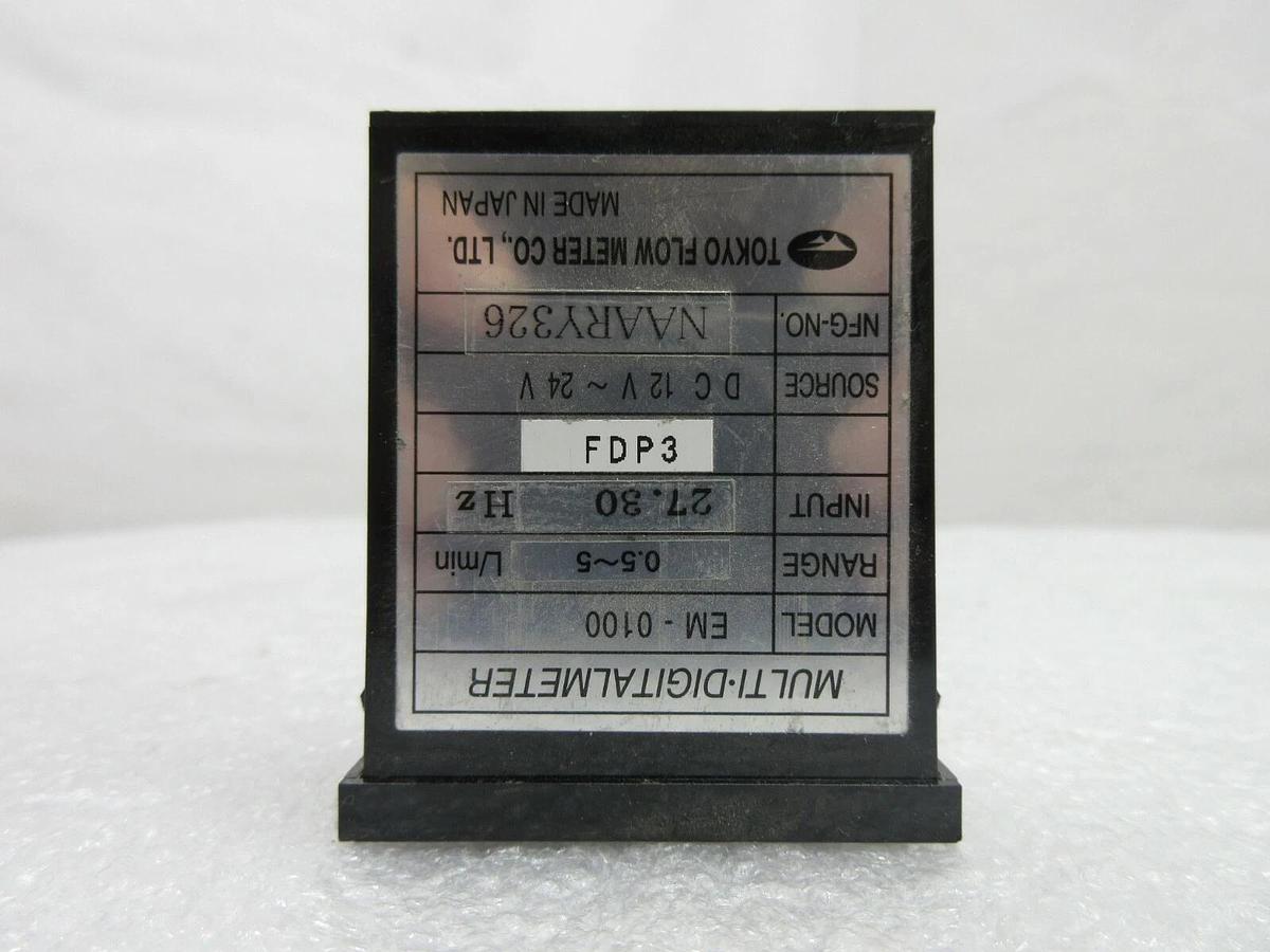 Used Tokyo Flow Meter EM-0100 Multi-Digitalmeter Lot of 10 Used Working