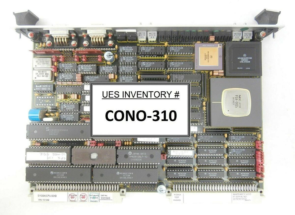 Used Force Computers 101342 CPU Processor PCB Card SYS68K/CPU-33XB Bio-Rad Q5 Working