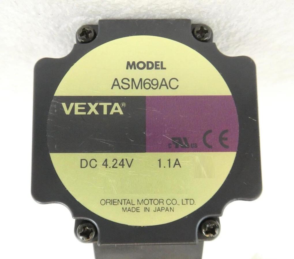 Used Oriental Motor ASM69AC DC Servo Motor VEXTA Reseller Lot of 2 Working