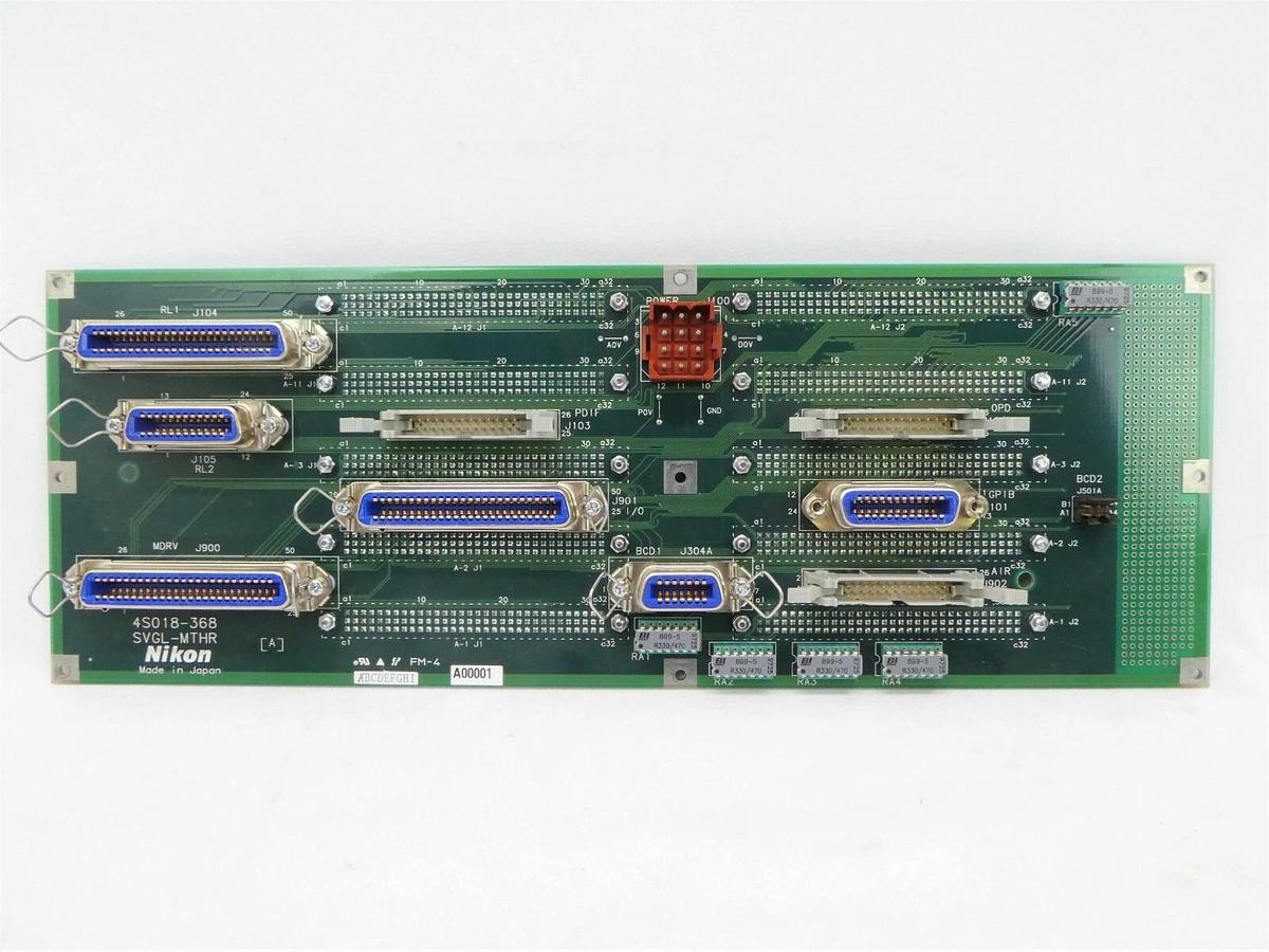 Used Nikon 4S018-368 SVGL-MTHR Backplane PCB NSR System Working Spare