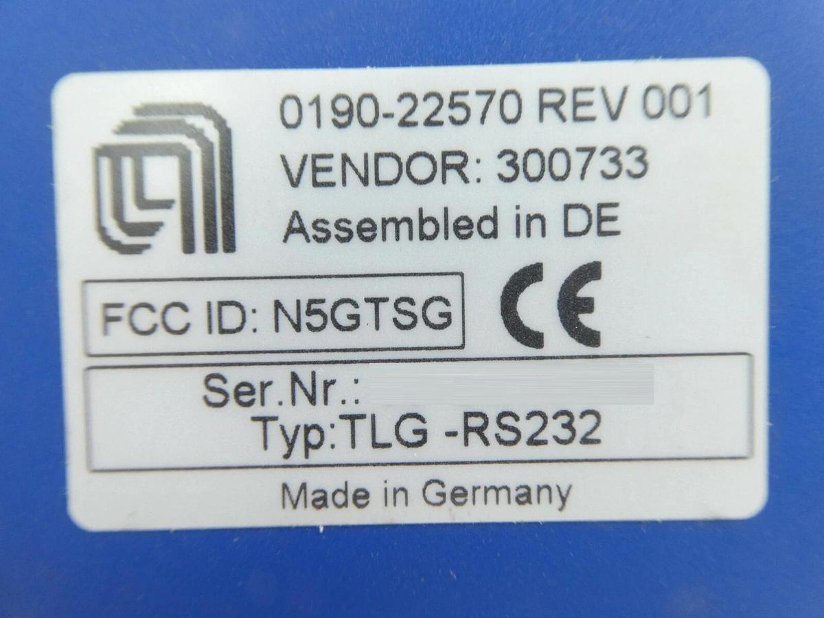 Used AMAT Applied Materials 0190-22570 Transponder Reader TLG-I2-AMAT-R1 0240-50375