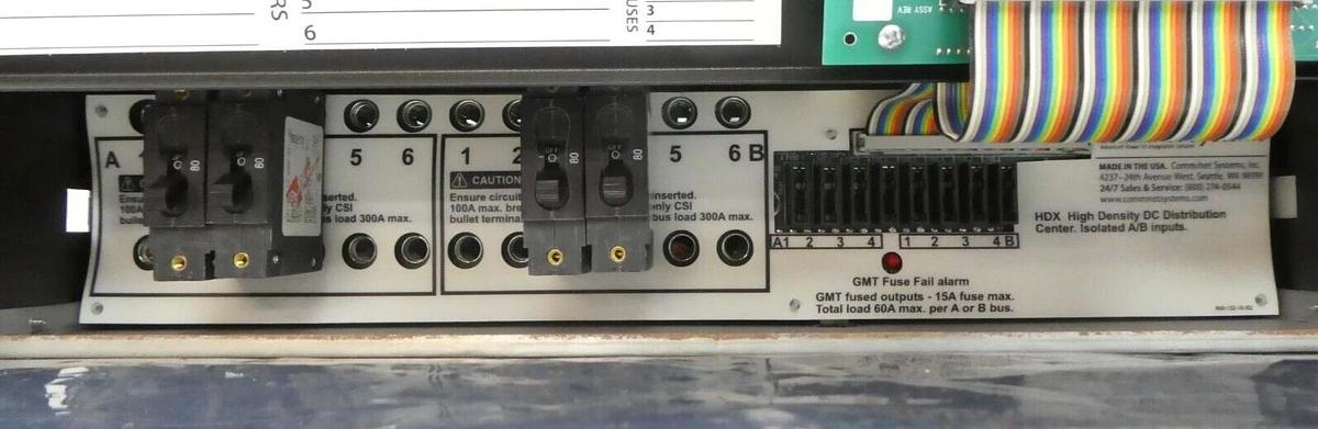 Used Comm/net Systems 016-410-10 HDX High Density DC Distribution Panel Surplus