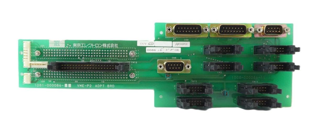 Used TEL Tokyo Electron 1D81-000086-16 Interface PCB VME-P2 ADPT BD Working Surplus