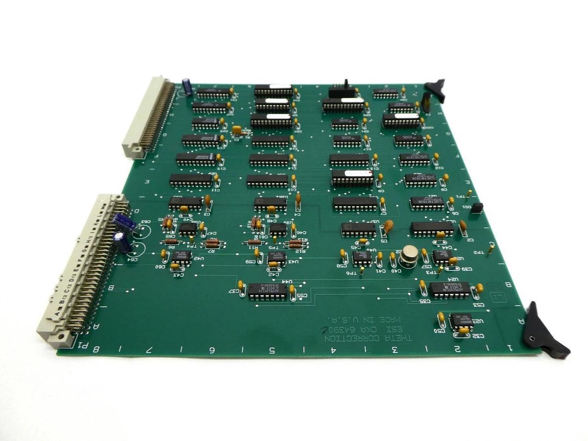Used ESI Electro Scientific Industries CKA 64390 Theta Correction PCB Card Working