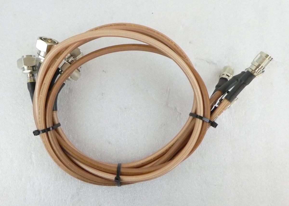 Used Novellus SIRF RF Generator Cable Set of 4 03-397614-01 03-397614-04 Working