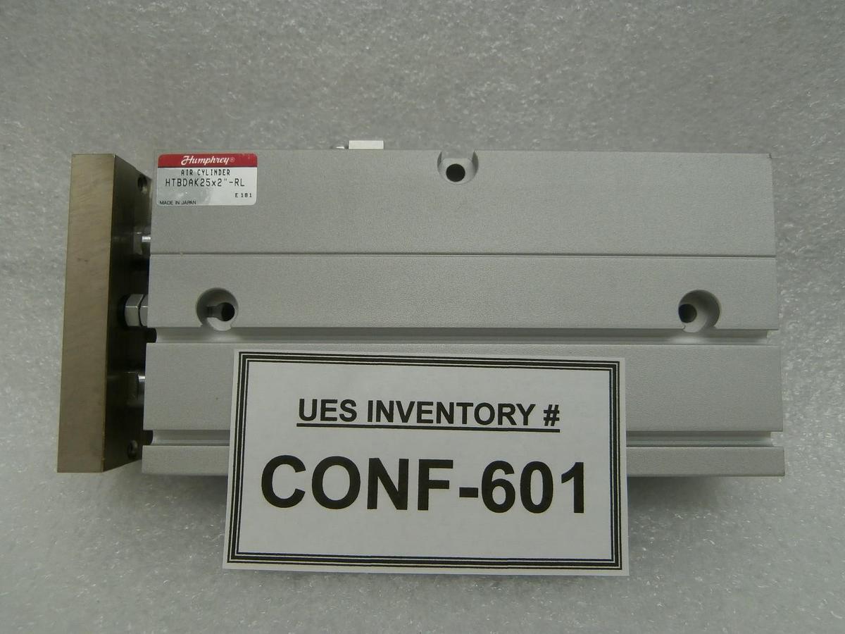 Humphrey HTBDAK25X2"-RL Twin Piston Rod Pneumatic Cylinder HTBDAK25X2RL New