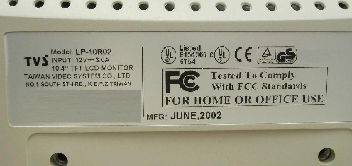 Used Hitachi Operator Interface Panel Keyboard and Monitor M-712E Used Working