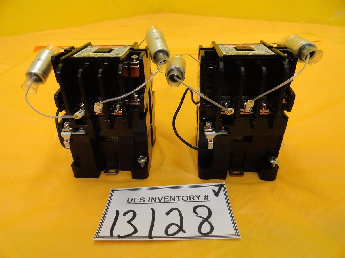 Used Hitachi H20 AC Magnetic Contactor AC 600V YQ-24 Lot of 2 Used Working