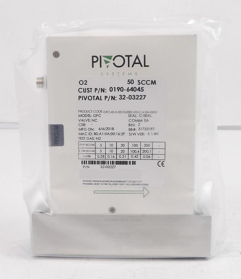 Used Pivotal Systems 32-03227 Mass Flow Controller MFC AMAT 0190-64045 Lot of 6 New