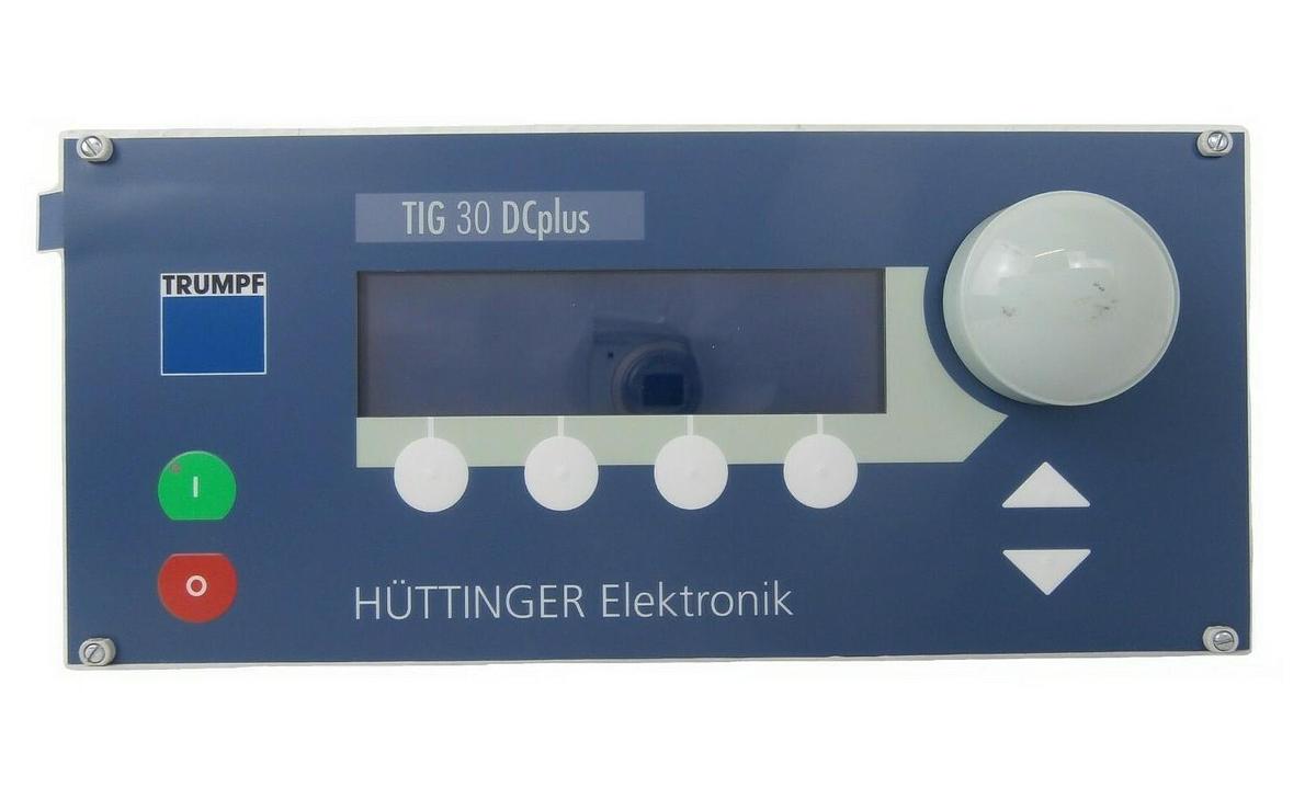 Used Huttinger 0937240-00-301947 Operation Panel PCB TIG 30 DCplus Trumpf Working