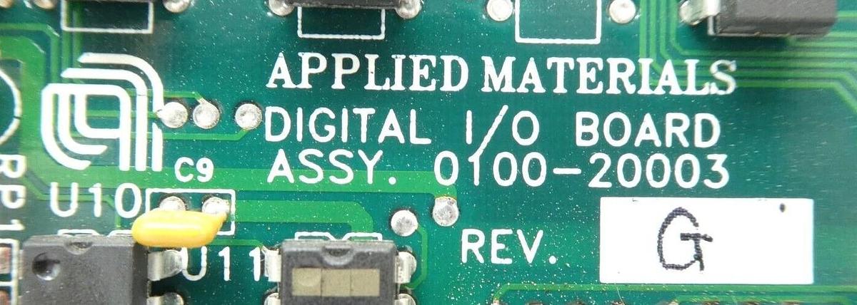 Used AMAT Applied Materials 0100-20003 Digital I/O PCB Card Lot of 3 Broken Tab As-Is