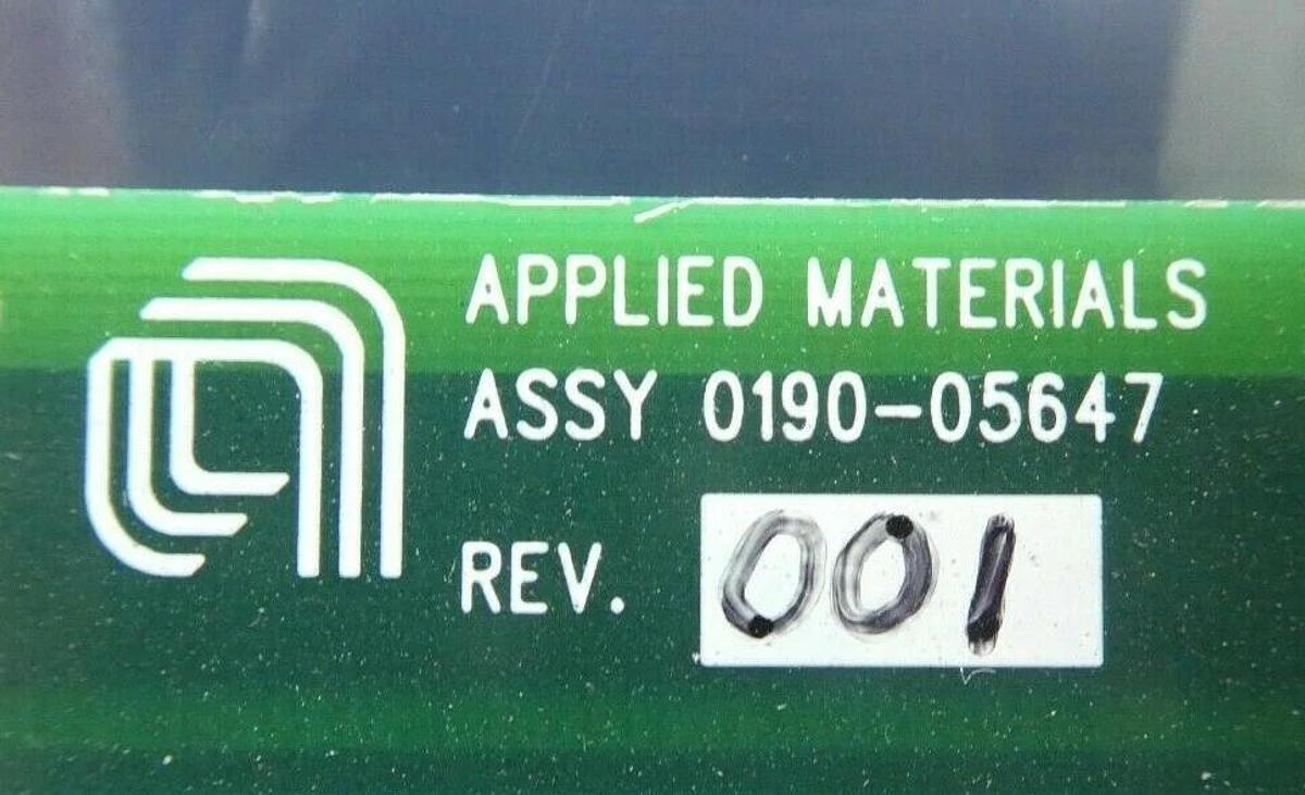 Used AMAT Applied Materials 0190-05647 Serial Module PCB Card Working Surplus