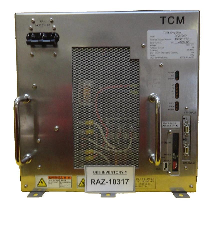 Used Nikon Precision 4S066-013-1 TCM Amplifier Module SPA476D 4S013-684-1 Working